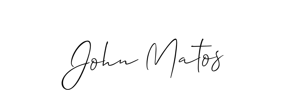 Make a beautiful signature design for name John Matos. With this signature (Allison_Script) style, you can create a handwritten signature for free. John Matos signature style 2 images and pictures png