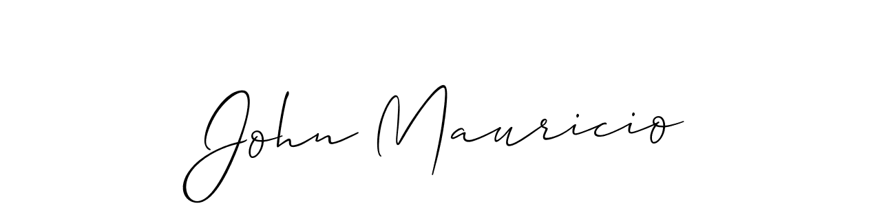 Also we have John Mauricio name is the best signature style. Create professional handwritten signature collection using Allison_Script autograph style. John Mauricio signature style 2 images and pictures png