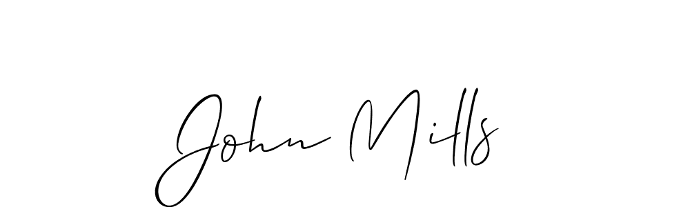 It looks lik you need a new signature style for name John Mills. Design unique handwritten (Allison_Script) signature with our free signature maker in just a few clicks. John Mills signature style 2 images and pictures png