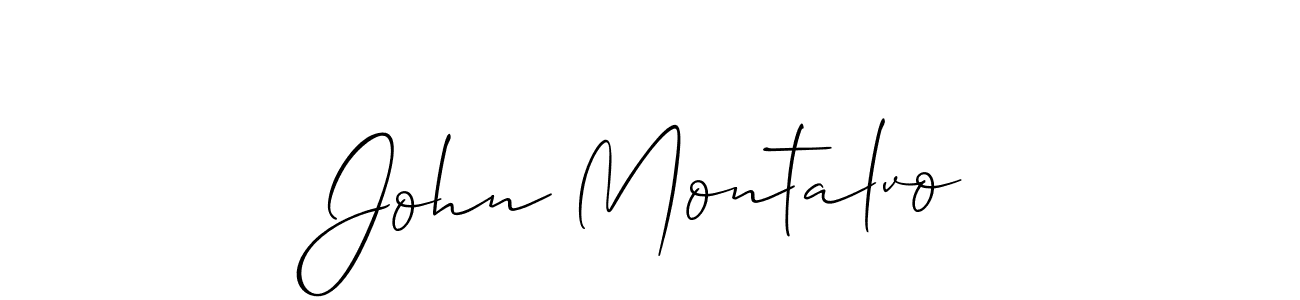 How to make John Montalvo signature? Allison_Script is a professional autograph style. Create handwritten signature for John Montalvo name. John Montalvo signature style 2 images and pictures png