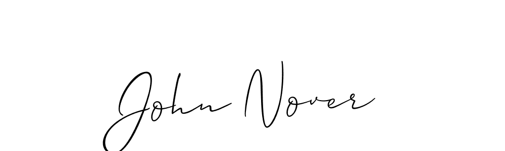 Make a short John Nover signature style. Manage your documents anywhere anytime using Allison_Script. Create and add eSignatures, submit forms, share and send files easily. John Nover signature style 2 images and pictures png