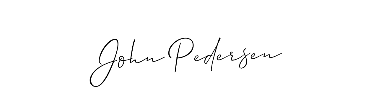 Also You can easily find your signature by using the search form. We will create John Pedersen name handwritten signature images for you free of cost using Allison_Script sign style. John Pedersen signature style 2 images and pictures png