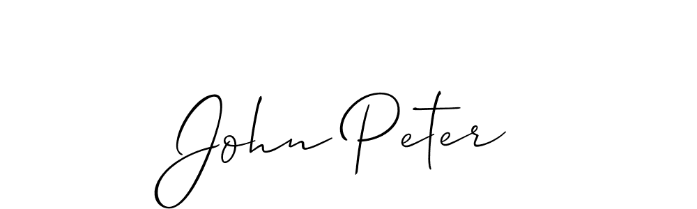 Also we have John Peter name is the best signature style. Create professional handwritten signature collection using Allison_Script autograph style. John Peter signature style 2 images and pictures png