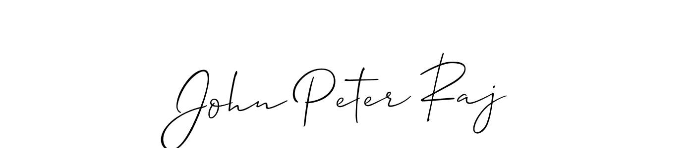 It looks lik you need a new signature style for name John Peter Raj. Design unique handwritten (Allison_Script) signature with our free signature maker in just a few clicks. John Peter Raj signature style 2 images and pictures png