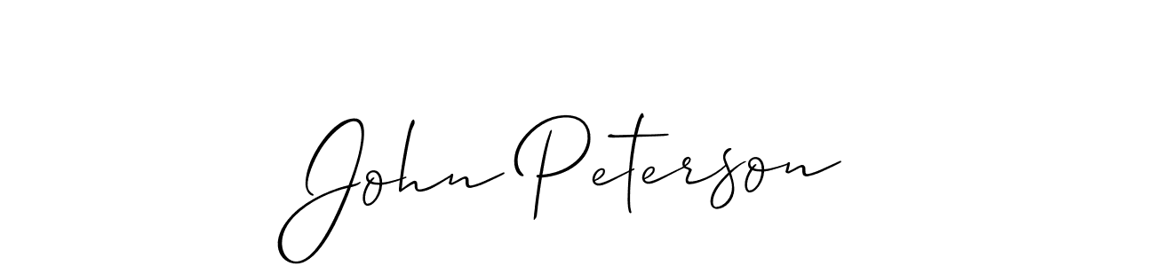John Peterson stylish signature style. Best Handwritten Sign (Allison_Script) for my name. Handwritten Signature Collection Ideas for my name John Peterson. John Peterson signature style 2 images and pictures png