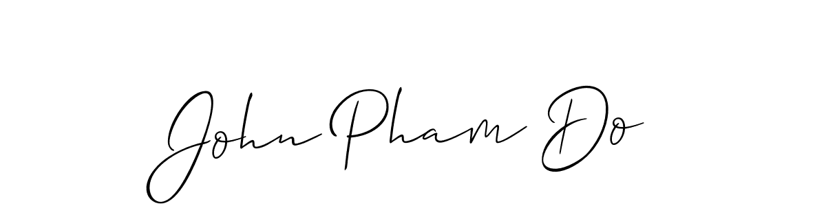 Allison_Script is a professional signature style that is perfect for those who want to add a touch of class to their signature. It is also a great choice for those who want to make their signature more unique. Get John Pham Do name to fancy signature for free. John Pham Do signature style 2 images and pictures png