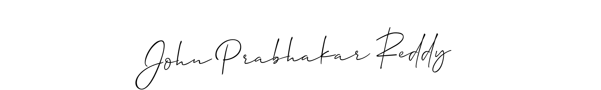 John Prabhakar Reddy stylish signature style. Best Handwritten Sign (Allison_Script) for my name. Handwritten Signature Collection Ideas for my name John Prabhakar Reddy. John Prabhakar Reddy signature style 2 images and pictures png