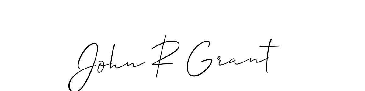 How to Draw John R Grant signature style? Allison_Script is a latest design signature styles for name John R Grant. John R Grant signature style 2 images and pictures png