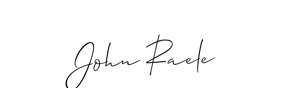 You should practise on your own different ways (Allison_Script) to write your name (John Raele) in signature. don't let someone else do it for you. John Raele signature style 2 images and pictures png