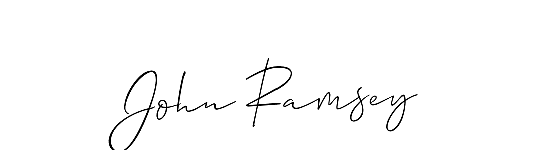 Use a signature maker to create a handwritten signature online. With this signature software, you can design (Allison_Script) your own signature for name John Ramsey. John Ramsey signature style 2 images and pictures png
