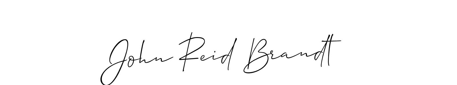 Make a beautiful signature design for name John Reid Brandt. With this signature (Allison_Script) style, you can create a handwritten signature for free. John Reid Brandt signature style 2 images and pictures png