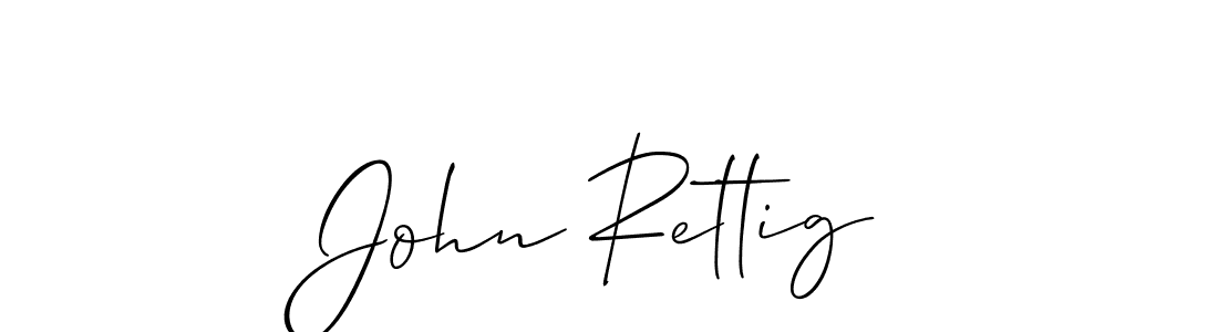 Design your own signature with our free online signature maker. With this signature software, you can create a handwritten (Allison_Script) signature for name John Rettig. John Rettig signature style 2 images and pictures png