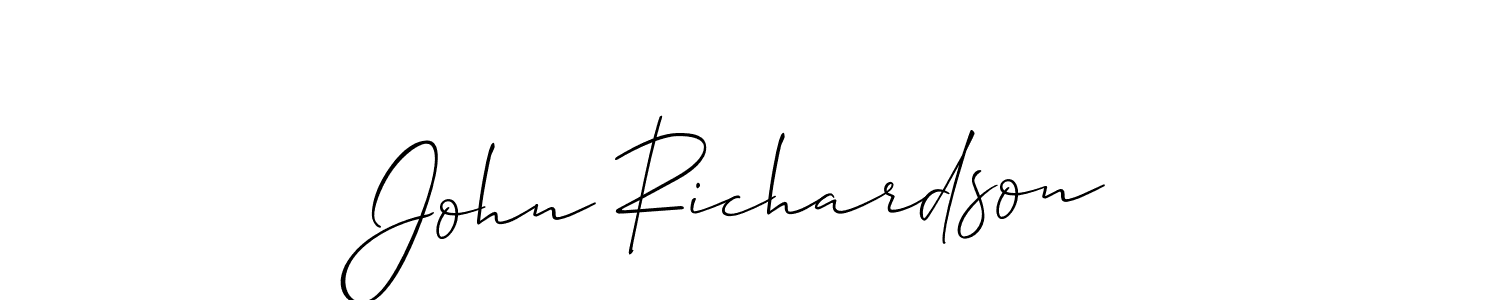 Best and Professional Signature Style for John Richardson. Allison_Script Best Signature Style Collection. John Richardson signature style 2 images and pictures png