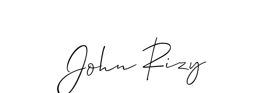 Best and Professional Signature Style for John Rizy. Allison_Script Best Signature Style Collection. John Rizy signature style 2 images and pictures png