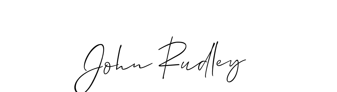 Best and Professional Signature Style for John Rudley. Allison_Script Best Signature Style Collection. John Rudley signature style 2 images and pictures png