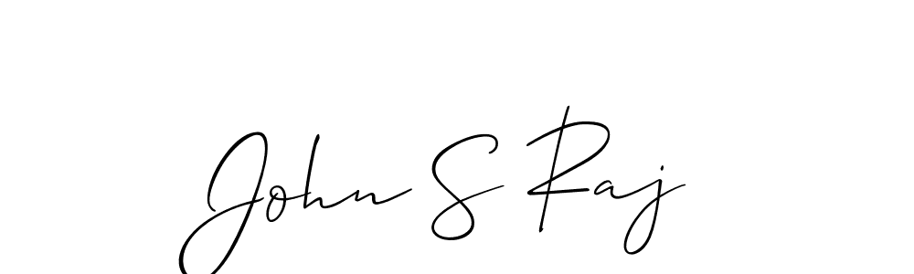 Check out images of Autograph of John S Raj name. Actor John S Raj Signature Style. Allison_Script is a professional sign style online. John S Raj signature style 2 images and pictures png
