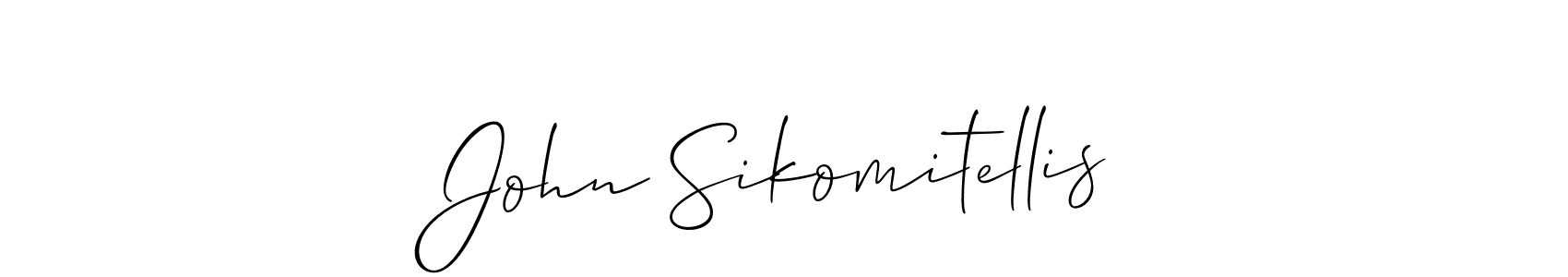 This is the best signature style for the John Sikomitellis name. Also you like these signature font (Allison_Script). Mix name signature. John Sikomitellis signature style 2 images and pictures png