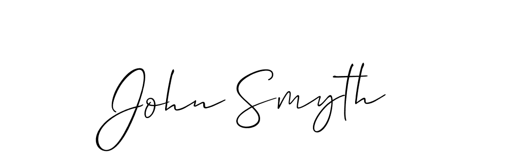 Also we have John Smyth name is the best signature style. Create professional handwritten signature collection using Allison_Script autograph style. John Smyth signature style 2 images and pictures png