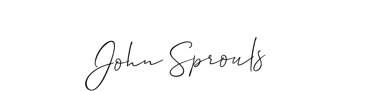 Check out images of Autograph of John Sprouls name. Actor John Sprouls Signature Style. Allison_Script is a professional sign style online. John Sprouls signature style 2 images and pictures png