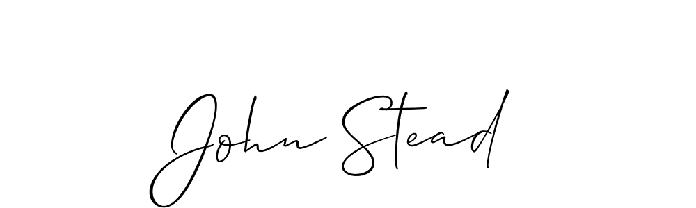 Also You can easily find your signature by using the search form. We will create John Stead name handwritten signature images for you free of cost using Allison_Script sign style. John Stead signature style 2 images and pictures png