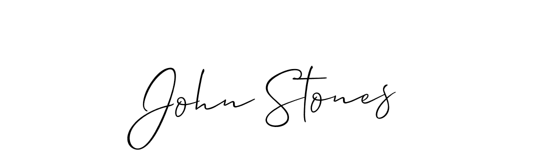 Allison_Script is a professional signature style that is perfect for those who want to add a touch of class to their signature. It is also a great choice for those who want to make their signature more unique. Get John Stones name to fancy signature for free. John Stones signature style 2 images and pictures png