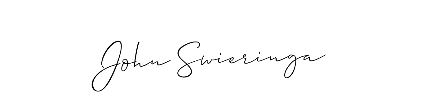 Best and Professional Signature Style for John Swieringa. Allison_Script Best Signature Style Collection. John Swieringa signature style 2 images and pictures png