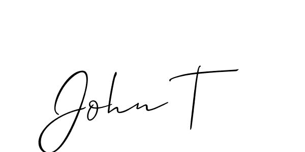 Use a signature maker to create a handwritten signature online. With this signature software, you can design (Allison_Script) your own signature for name John T. John T signature style 2 images and pictures png