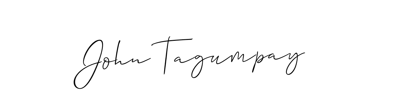 Once you've used our free online signature maker to create your best signature Allison_Script style, it's time to enjoy all of the benefits that John Tagumpay name signing documents. John Tagumpay signature style 2 images and pictures png