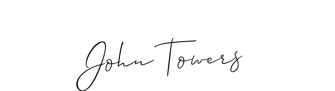 Also we have John Towers name is the best signature style. Create professional handwritten signature collection using Allison_Script autograph style. John Towers signature style 2 images and pictures png