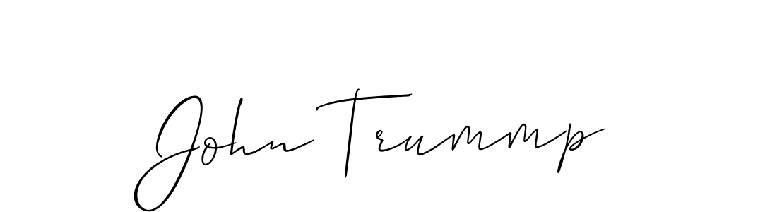 It looks lik you need a new signature style for name John Trummp. Design unique handwritten (Allison_Script) signature with our free signature maker in just a few clicks. John Trummp signature style 2 images and pictures png