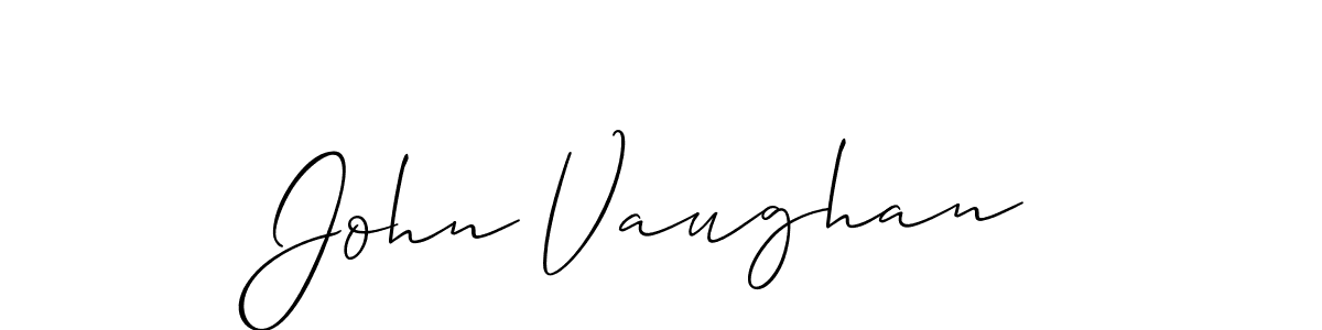 You should practise on your own different ways (Allison_Script) to write your name (John Vaughan) in signature. don't let someone else do it for you. John Vaughan signature style 2 images and pictures png