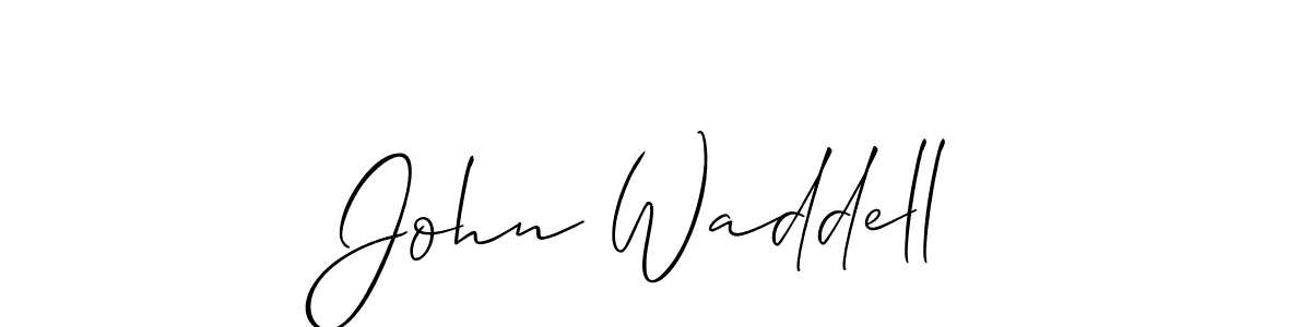 Best and Professional Signature Style for John Waddell. Allison_Script Best Signature Style Collection. John Waddell signature style 2 images and pictures png