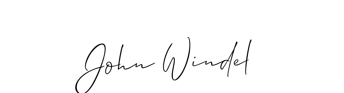 The best way (Allison_Script) to make a short signature is to pick only two or three words in your name. The name John Windel include a total of six letters. For converting this name. John Windel signature style 2 images and pictures png