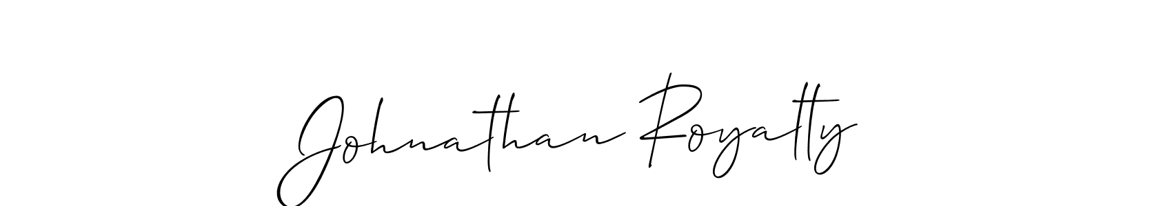 Also You can easily find your signature by using the search form. We will create Johnathan Royalty name handwritten signature images for you free of cost using Allison_Script sign style. Johnathan Royalty signature style 2 images and pictures png
