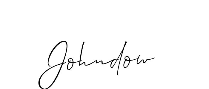 if you are searching for the best signature style for your name Johndow. so please give up your signature search. here we have designed multiple signature styles  using Allison_Script. Johndow signature style 2 images and pictures png