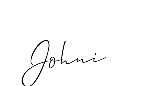 Also You can easily find your signature by using the search form. We will create Johni name handwritten signature images for you free of cost using Allison_Script sign style. Johni signature style 2 images and pictures png