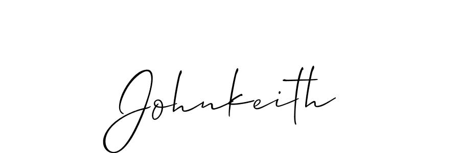 The best way (Allison_Script) to make a short signature is to pick only two or three words in your name. The name Johnkeith include a total of six letters. For converting this name. Johnkeith signature style 2 images and pictures png