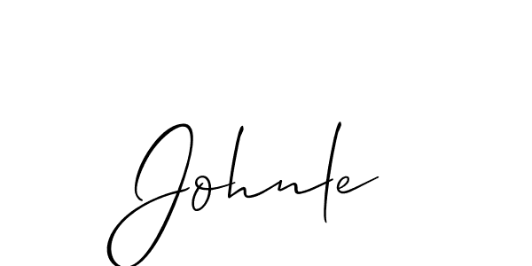 Also You can easily find your signature by using the search form. We will create Johnle name handwritten signature images for you free of cost using Allison_Script sign style. Johnle signature style 2 images and pictures png