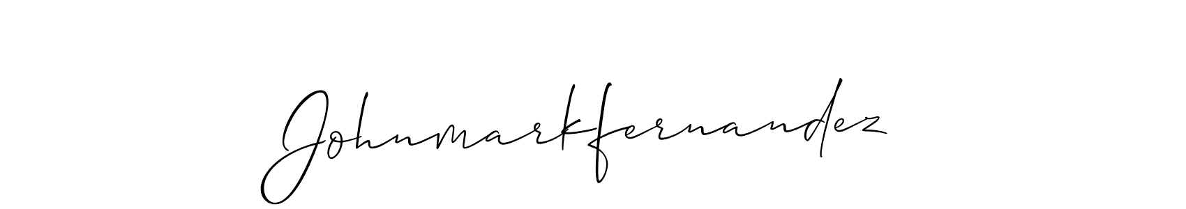 if you are searching for the best signature style for your name Johnmarkfernandez. so please give up your signature search. here we have designed multiple signature styles  using Allison_Script. Johnmarkfernandez signature style 2 images and pictures png