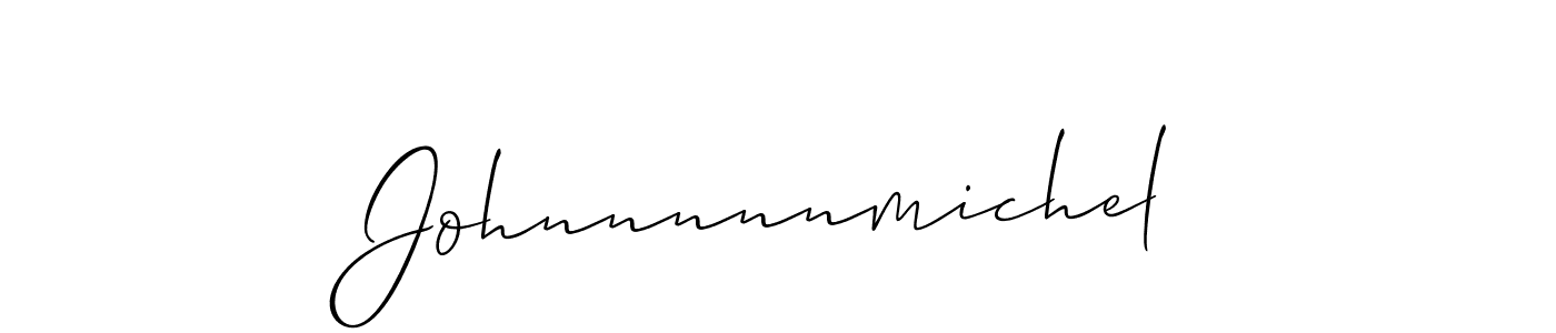 Design your own signature with our free online signature maker. With this signature software, you can create a handwritten (Allison_Script) signature for name Johnnnnnmichel. Johnnnnnmichel signature style 2 images and pictures png