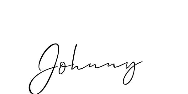 if you are searching for the best signature style for your name Johnny. so please give up your signature search. here we have designed multiple signature styles  using Allison_Script. Johnny signature style 2 images and pictures png