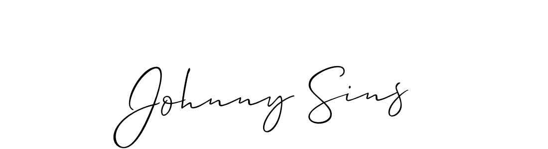 Similarly Allison_Script is the best handwritten signature design. Signature creator online .You can use it as an online autograph creator for name Johnny Sins. Johnny Sins signature style 2 images and pictures png