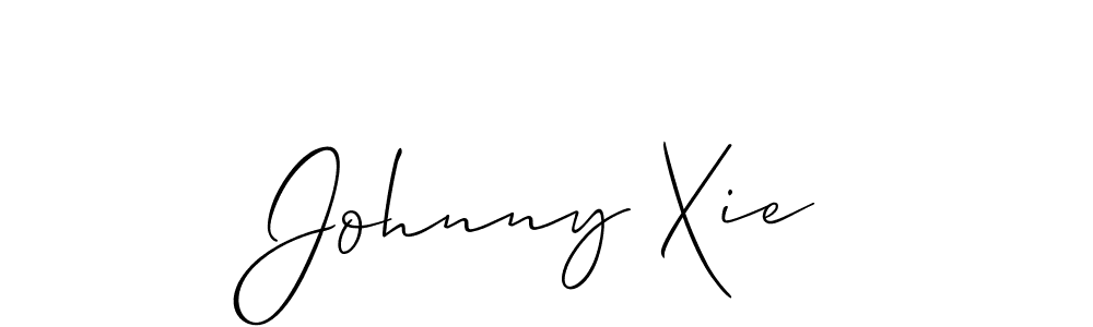 How to make Johnny Xie signature? Allison_Script is a professional autograph style. Create handwritten signature for Johnny Xie name. Johnny Xie signature style 2 images and pictures png