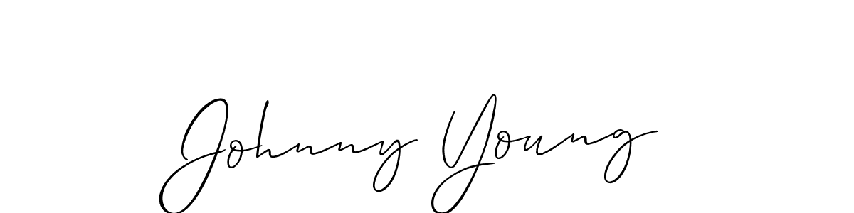 Similarly Allison_Script is the best handwritten signature design. Signature creator online .You can use it as an online autograph creator for name Johnny Young. Johnny Young signature style 2 images and pictures png