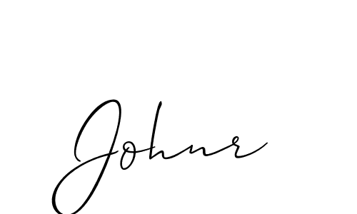 Make a beautiful signature design for name Johnr. Use this online signature maker to create a handwritten signature for free. Johnr signature style 2 images and pictures png