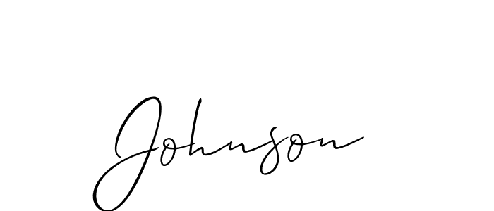 Make a beautiful signature design for name Johnson. Use this online signature maker to create a handwritten signature for free. Johnson signature style 2 images and pictures png