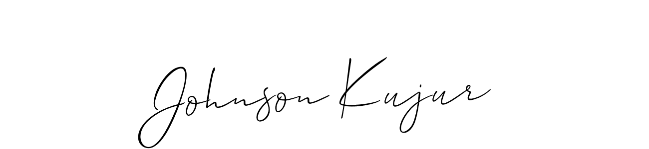 How to make Johnson Kujur signature? Allison_Script is a professional autograph style. Create handwritten signature for Johnson Kujur name. Johnson Kujur signature style 2 images and pictures png