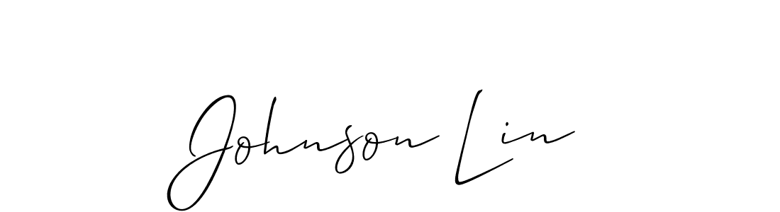 Check out images of Autograph of Johnson Lin name. Actor Johnson Lin Signature Style. Allison_Script is a professional sign style online. Johnson Lin signature style 2 images and pictures png