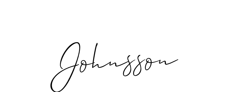 Similarly Allison_Script is the best handwritten signature design. Signature creator online .You can use it as an online autograph creator for name Johnsson. Johnsson signature style 2 images and pictures png