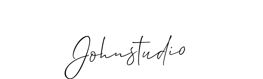 How to make Johnstudi0 name signature. Use Allison_Script style for creating short signs online. This is the latest handwritten sign. Johnstudi0 signature style 2 images and pictures png